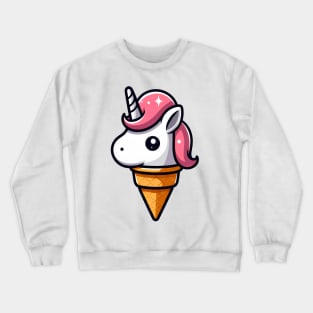 Unicone Funny Pun For Unicorn Lover And Ice Cream Lover Crewneck Sweatshirt